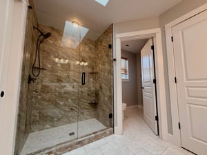 Custom Shower and Tile Flooring by BetterBath