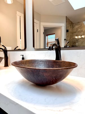Sink Install in Custom Bathroom Remodel by BetterBath