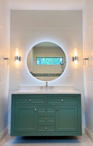 James Martin Vanity Installed by BetterBath in Custom Bathroom Remodel