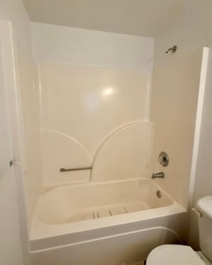 Dated Fiberglass Unit Before